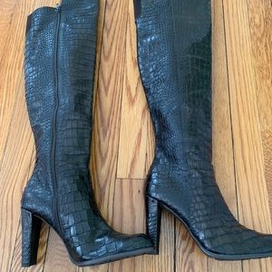 Stuart Weitzman size a chocolate leather boots t